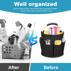 Large-Capacity Thickened Aluminium Bathroom Basket Organiser - Collapsible Hamper, Lightweight, Portable Home Storage Basket for Cleaning Supplies, Towels, Bathroom Basket Organizer, Basket Organizer