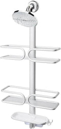 OXO Good Grips 3-Tier Aluminum Shower Caddy, Bathroom Organization