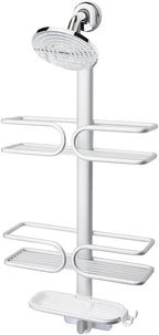 OXO Good Grips 3-Tier Aluminum Shower Caddy, Bathroom Organization