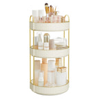 SONGMICS 3-Tier Makeup Organizer, Square, Customizable