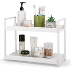 Bathroom Counter Organizer Vanity Storage Countertop Shelf, Small Black