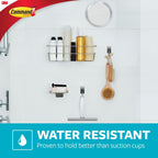 Command Shower Caddy, 1 Caddy, 4 Large Strips