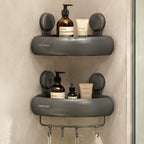 Corner Shower Caddy Suction Cup, Removable Bath Organizer Shelf