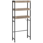 VASAGLE 4-Tier Over the Toilet Storage, Adjustable Shelves, Basket, 68.1''H