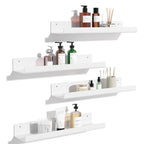 upsimples 4 Pcs 15" Acrylic Shelves for Wall Storage and Organizer, Clear