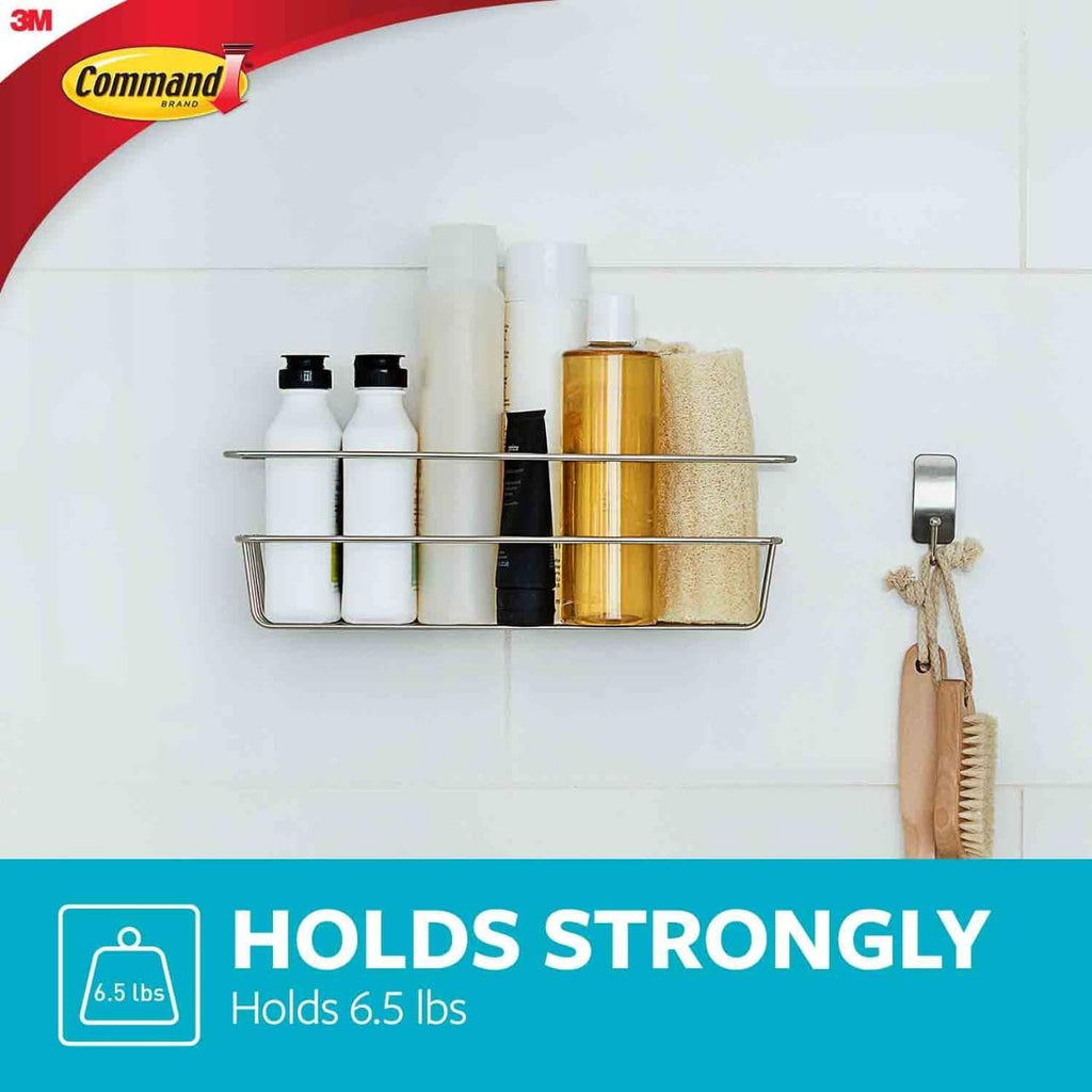 Command Shower Caddy, 1 Caddy, 4 Large Strips