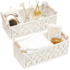 Boho Decor Basket for Toilelt Paper Storage Baskets for Organizing