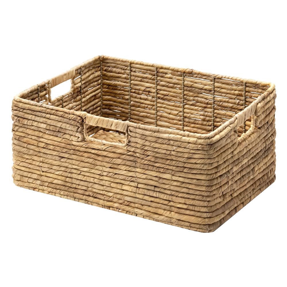 StorageWorks Wicker Baskets for Storage, Wicker Storage Baskets, 1-Pack