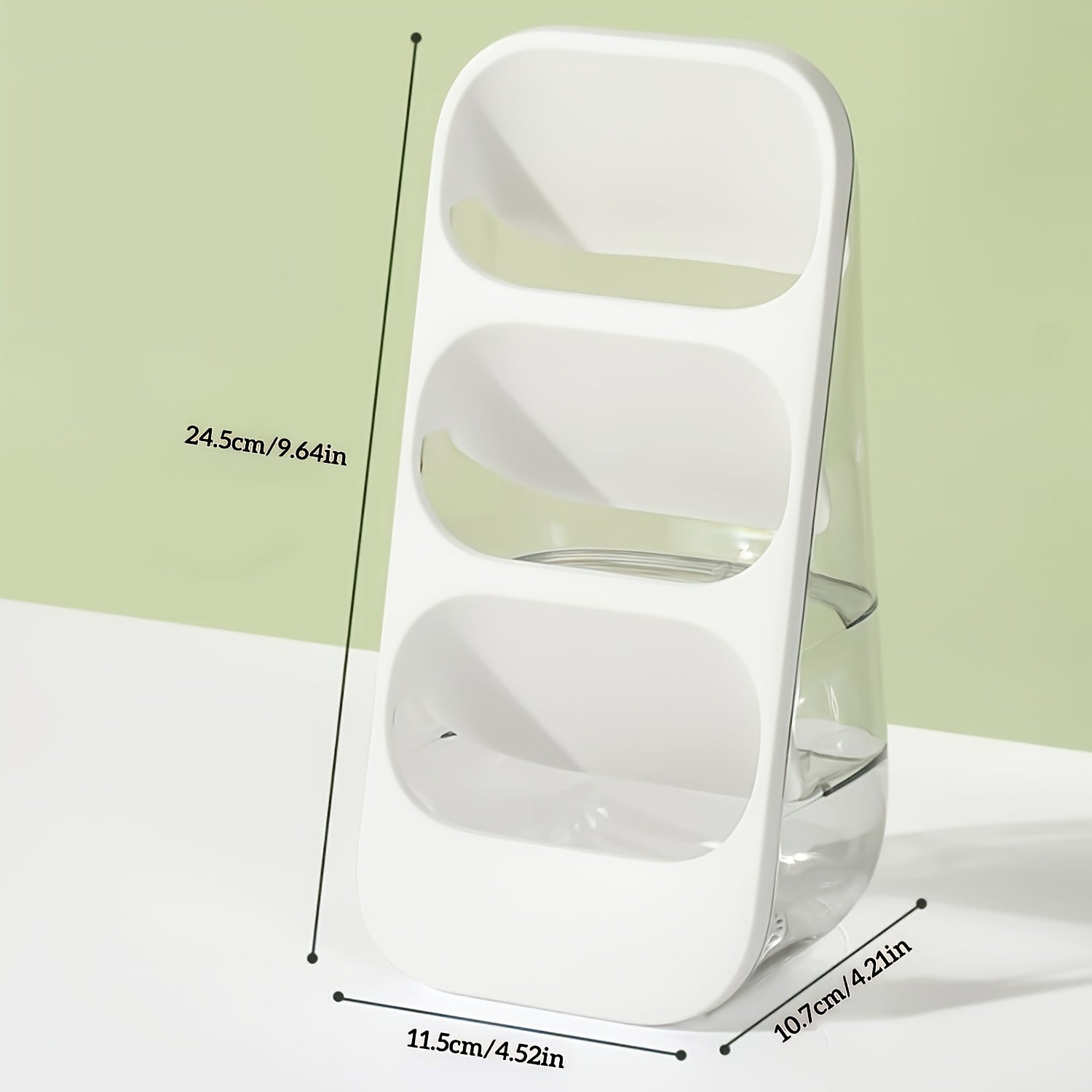 [Makeup Brush Holder] Desktop Cosmetic Organizer, Makeup Brush Holder, Large Capacity Countertop Storage Rack, Suitable for Vanity, Bathroom, Bedroom, and Office Desk Makeup Tool Storage, Easy to Store Skincare Products, Makeup Brushes, Eyebrow Pencils, a