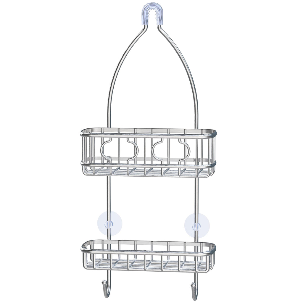 Simple Houseware Stainless Steel Hanging Shower Head Caddy Organizer