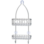 Simple Houseware Stainless Steel Hanging Shower Head Caddy Organizer