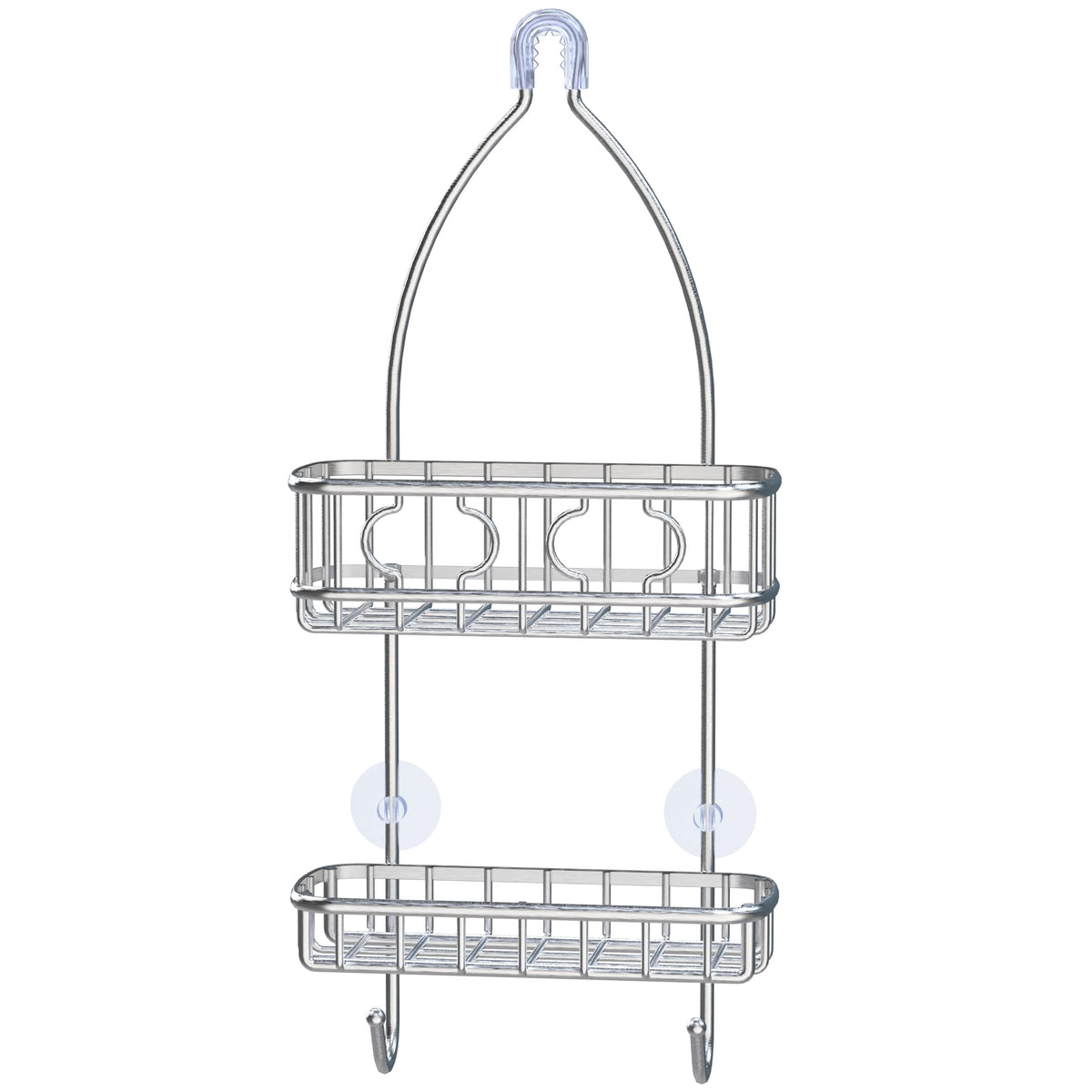 Simple Houseware Stainless Steel Hanging Shower Head Caddy Organizer
