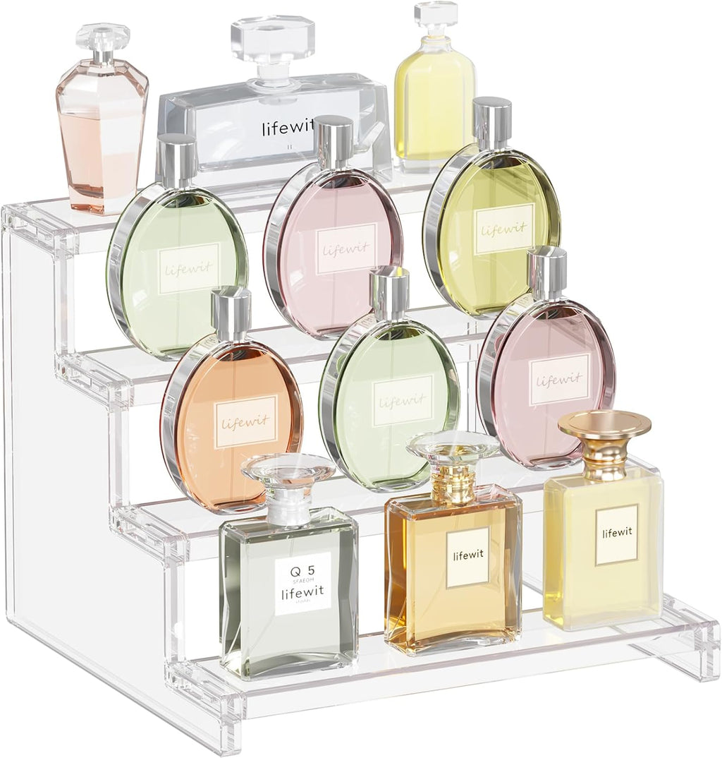 Lifewit Perfume Organizer, Cologne Stand Tool-Free Assembly, 9", 1 Pcs