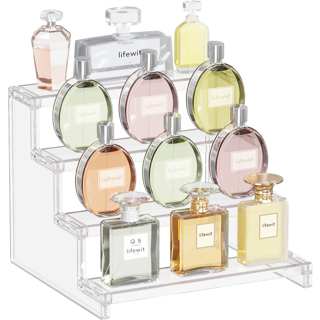 Lifewit Perfume Organizer, Cologne Stand Tool-Free Assembly, 9", 1 Pcs