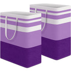 HomeHacks 2 Pack Large Laundry Baskets, Laundry Hampers Bags (Grey 75Lx2)