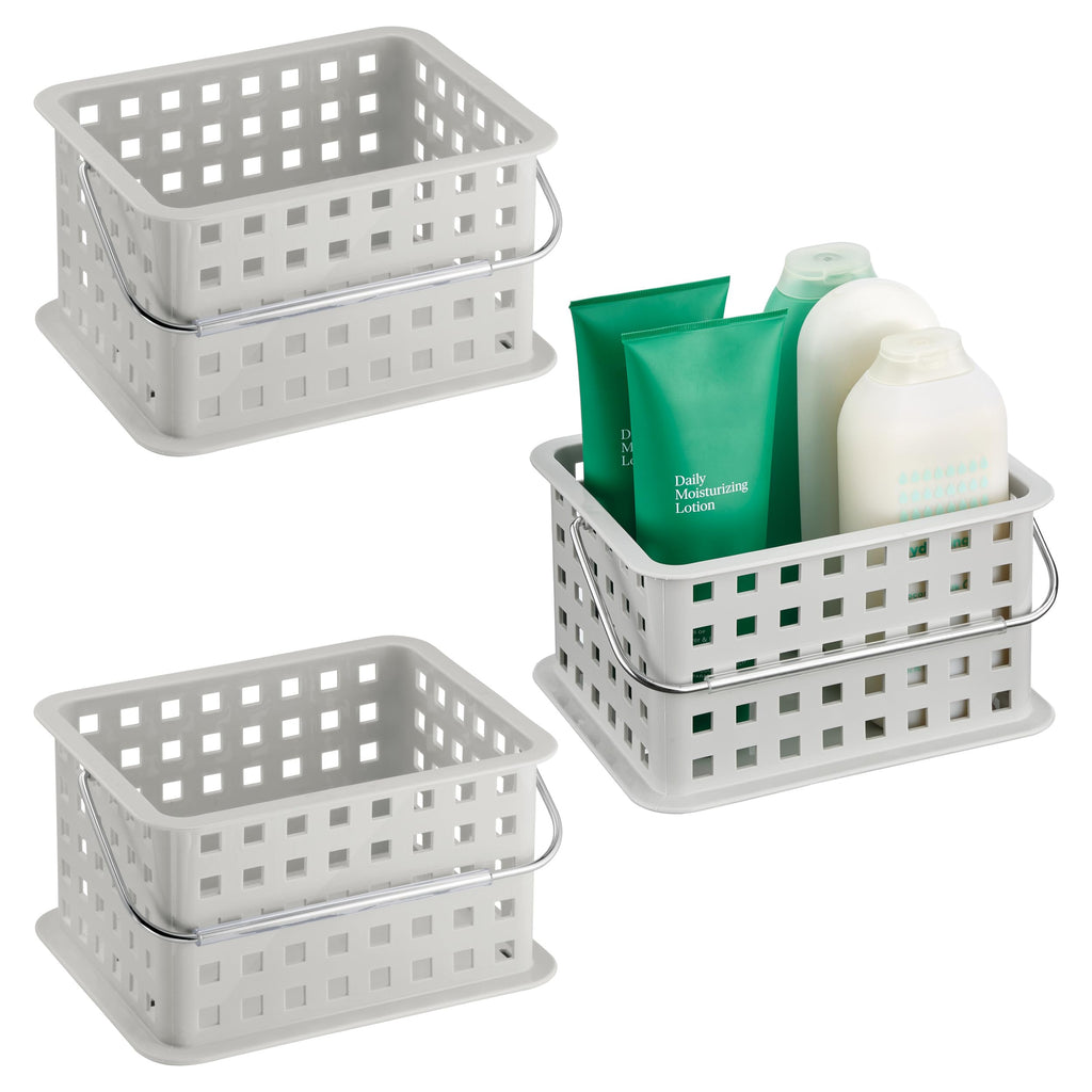 iDesign Small Shower Caddy, Clear Frost