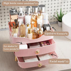 Makeup Organizer Countertop, Large Capacity Skincare Organizer for Vanity