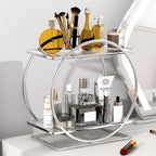 Bathroom Counter Organizer, 2-Tier Black Perfume Organizer Dresser