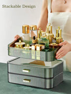 Makeup Organizer with Stackable Drawers, Bathroom Counter Organizer.