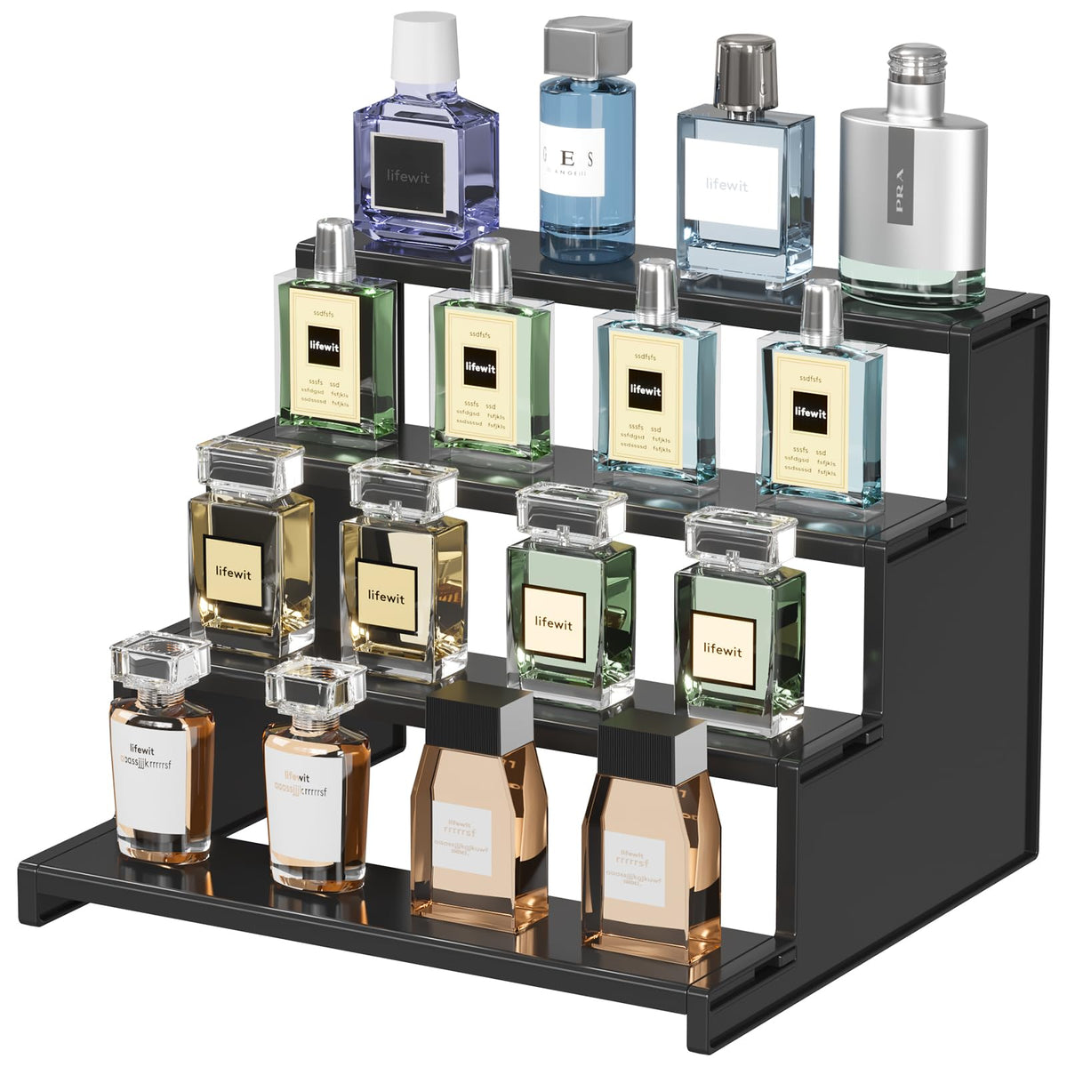 Lifewit Perfume Organizer, Cologne Stand Tool-Free Assembly, 9", 1 Pcs