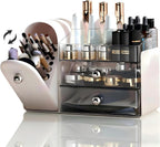 Makeup Organizer for Vanity with Brush Holder,Skincare Organizer