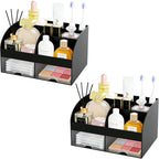Makeup Organizer with 2 Drawers, Countertop Cosmetic Storage for Vanity