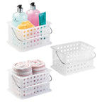 iDesign Small Shower Caddy, Clear Frost