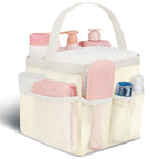 Mesh Shower Caddy Portable - 9 Pockets for College Dorm Room Essential