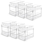 Vtopmart 4 Pack Pull Out Bathroom Under Sink Organizer (S-Standard)