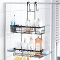 Over the Door Shower Caddy Hanging: No Drill Rustproof Shower Organizer
