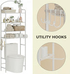 4-Tier Over The Toilet Storage, Bathroom Organizer