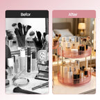 Rotating Makeup Organizer Countertop, Bathroom Lazy Susan Tray Stand