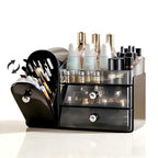 Makeup Organizer for Vanity with Brush Holder,Skincare Organizer