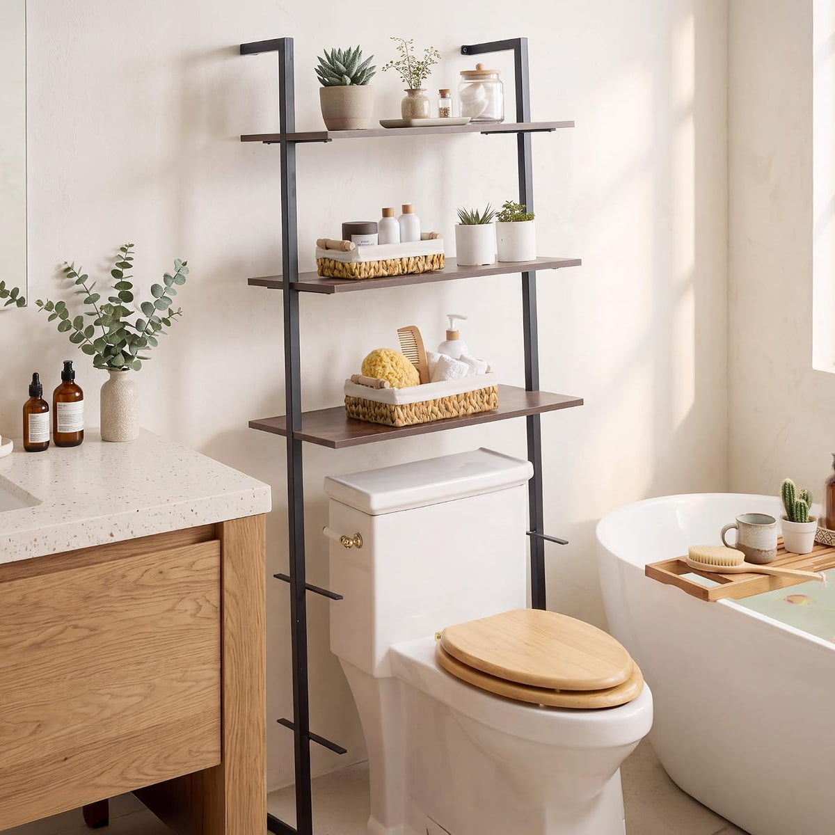 StorageWorks Bathroom Basket for Toilet Tank Top, Toilet Paper Baskets