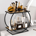 Bathroom Counter Organizer, 2-Tier Black Perfume Organizer Dresser