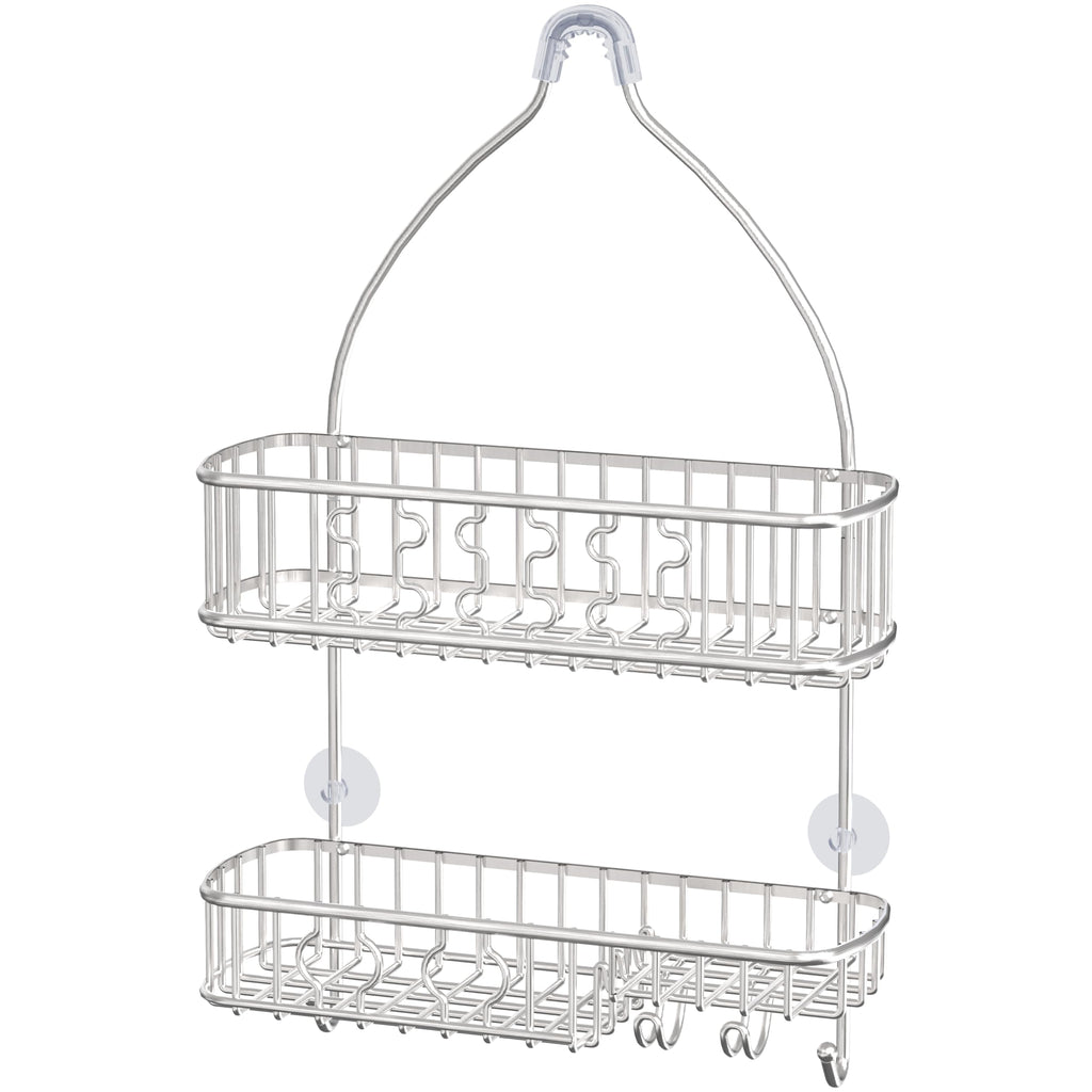 Simple Houseware Stainless Steel Hanging Shower Head Caddy Organizer
