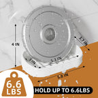 LEVERLOC Soap Holder, Soap Dish for Shower, Suction Cup Bar Soap Holder