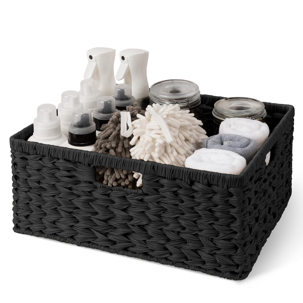 GRANNY SAYS Wicker Storage Baskets for Organizing, Basket Organizer, 2-Pack