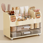 UFORU Makeup Organizer Countertop with 2 Large Drawers for Vanity Bathroom