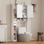 Over the Toilet Storage Cabinet, 31”W Bathroom Organizer