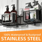 Haging Shower Caddy for Handheld Showerheads,Over Head Shower organizer