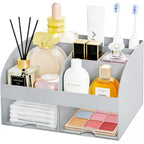 Makeup Organizer with 2 Drawers, Countertop Cosmetic Storage for Vanity