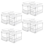 Vtopmart 4 Pack Pull Out Bathroom Under Sink Organizer (S-Standard)