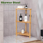 Corner Shelf Shower Caddy Stand 3-Tier,Standing Bathroom Organizer