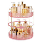 Rotating Makeup Organizer Countertop, Bathroom Lazy Susan Tray Stand