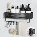 Onemake Suction Cup Shower Caddy, Shower Shelf, Bathroom Organizer, Black