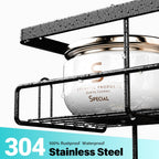 Over the Door Shower Caddy Hanging: No Drill Rustproof Shower Organizer