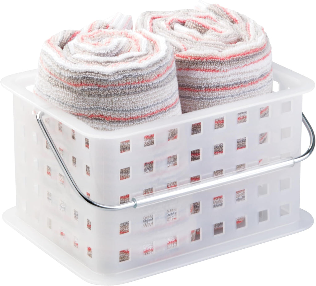 iDesign Small Shower Caddy, Clear Frost