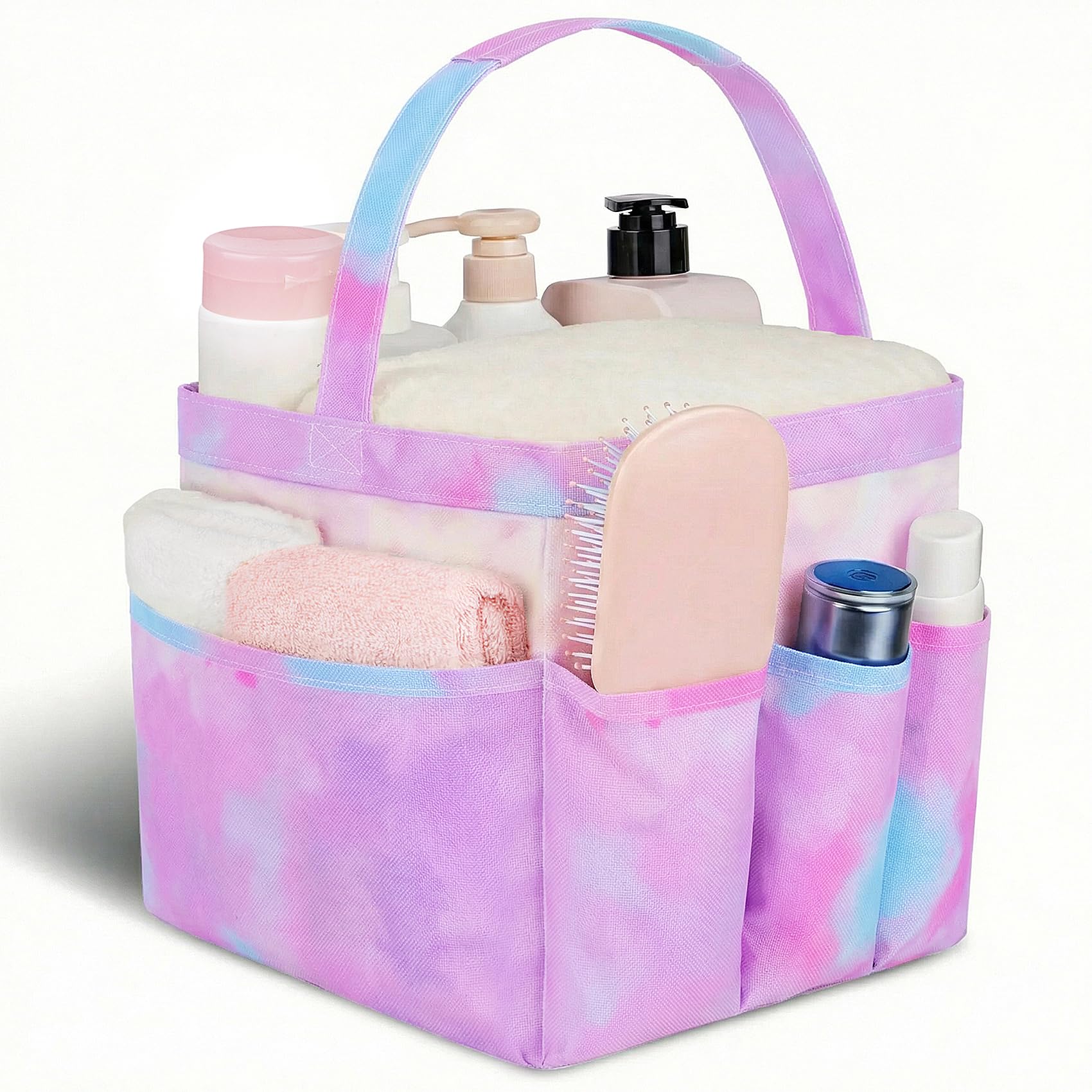 Mesh Shower Caddy Portable - 9 Pockets for College Dorm Room Essential