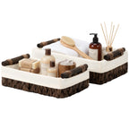 StorageWorks Bathroom Basket for Toilet Tank Top, Toilet Paper Baskets